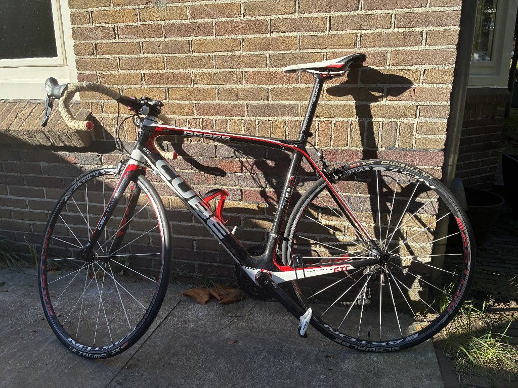 racefiets, Fietsen en Brommers, Gebruikt, Velgrem, Meer dan 20 versnellingen, 53 tot 57 cm