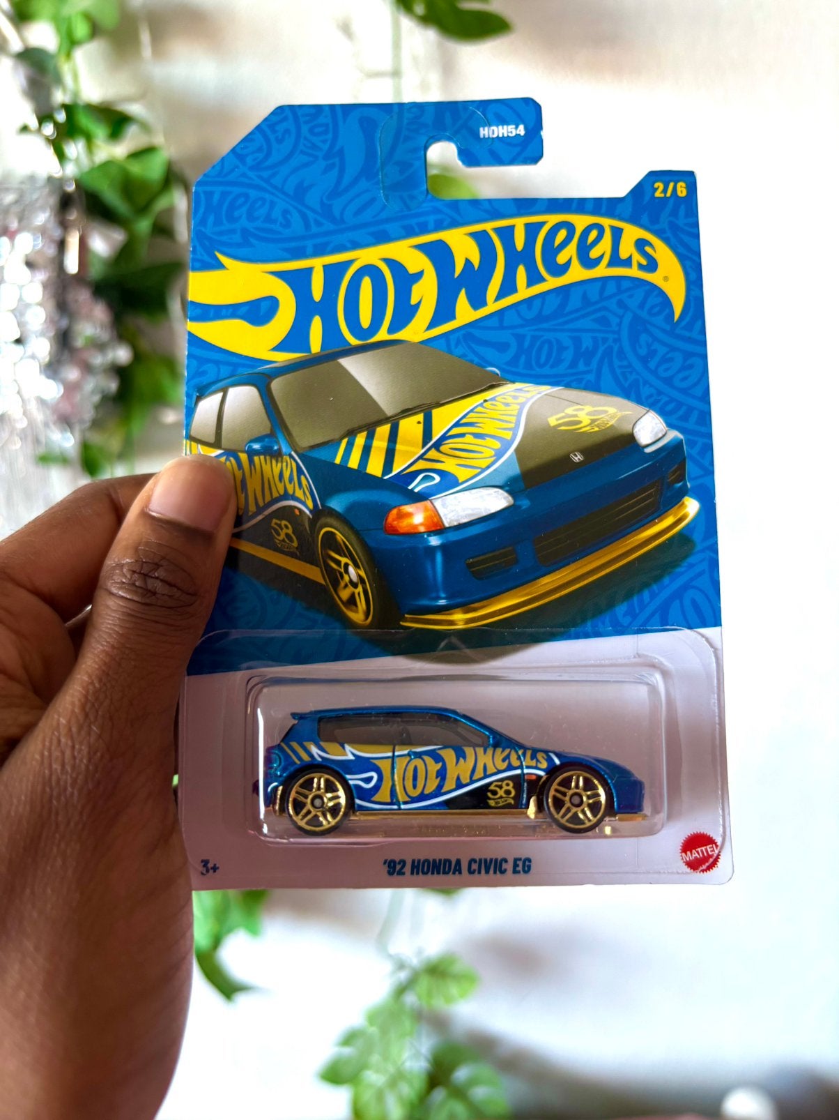 Hot Wheels ‘92 Honda Civic EV, Overige merken, 1:50 of kleiner, Auto, Verzenden
