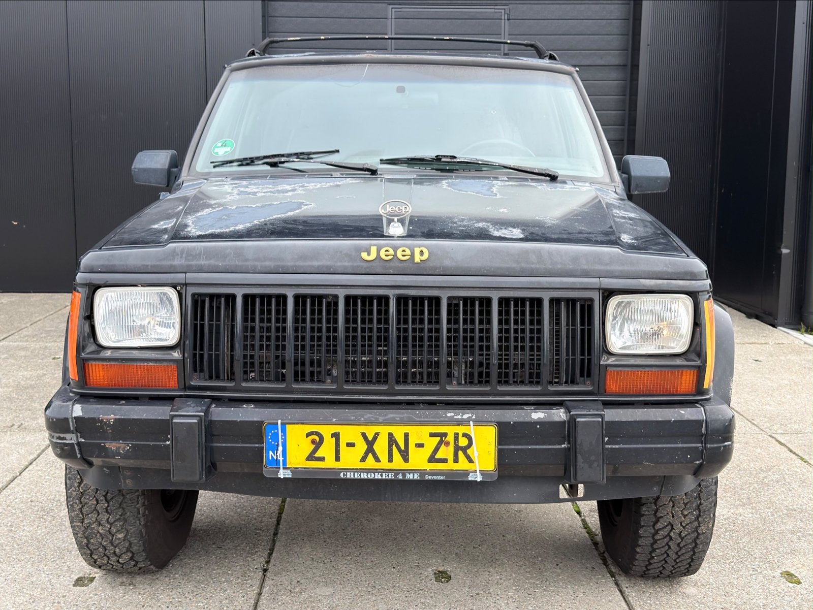 Jeep Cherokee 4.0i Limited – 1997, Auto's, Automaat, Zwart, Leder, Bedrijf