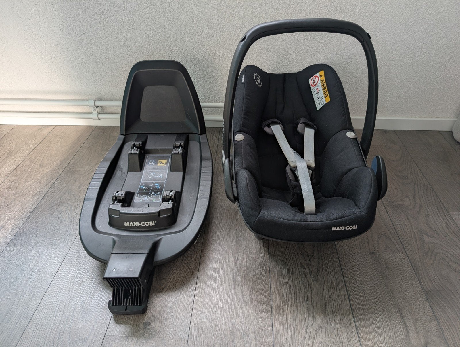 Maxi-Cosi Pebble Pro i-Size autostoel met FamilyFix2 base, Kinderen en Baby's, Autostoeltjes, Ophalen, Gebruikt, Isofix, 0 t/m 13 kg