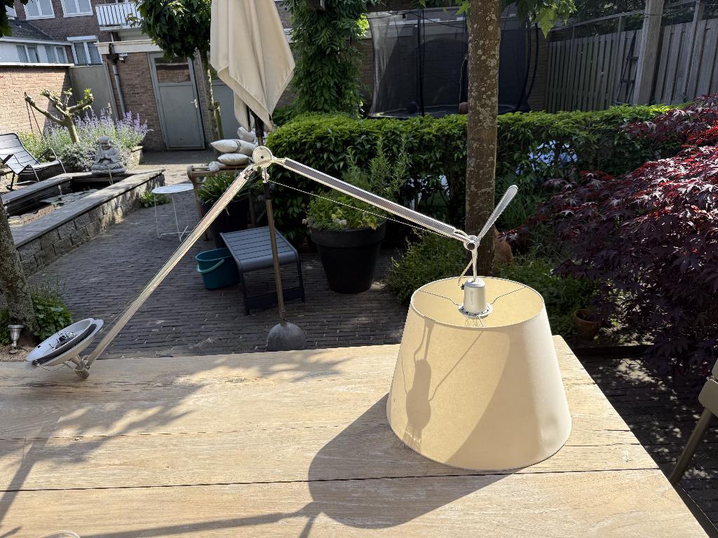 Artemide tolomeo plafondlamp, Huis en Inrichting, Ophalen of Verzenden, Gebruikt, Overige materialen, Modern Italiaans en industrieel design