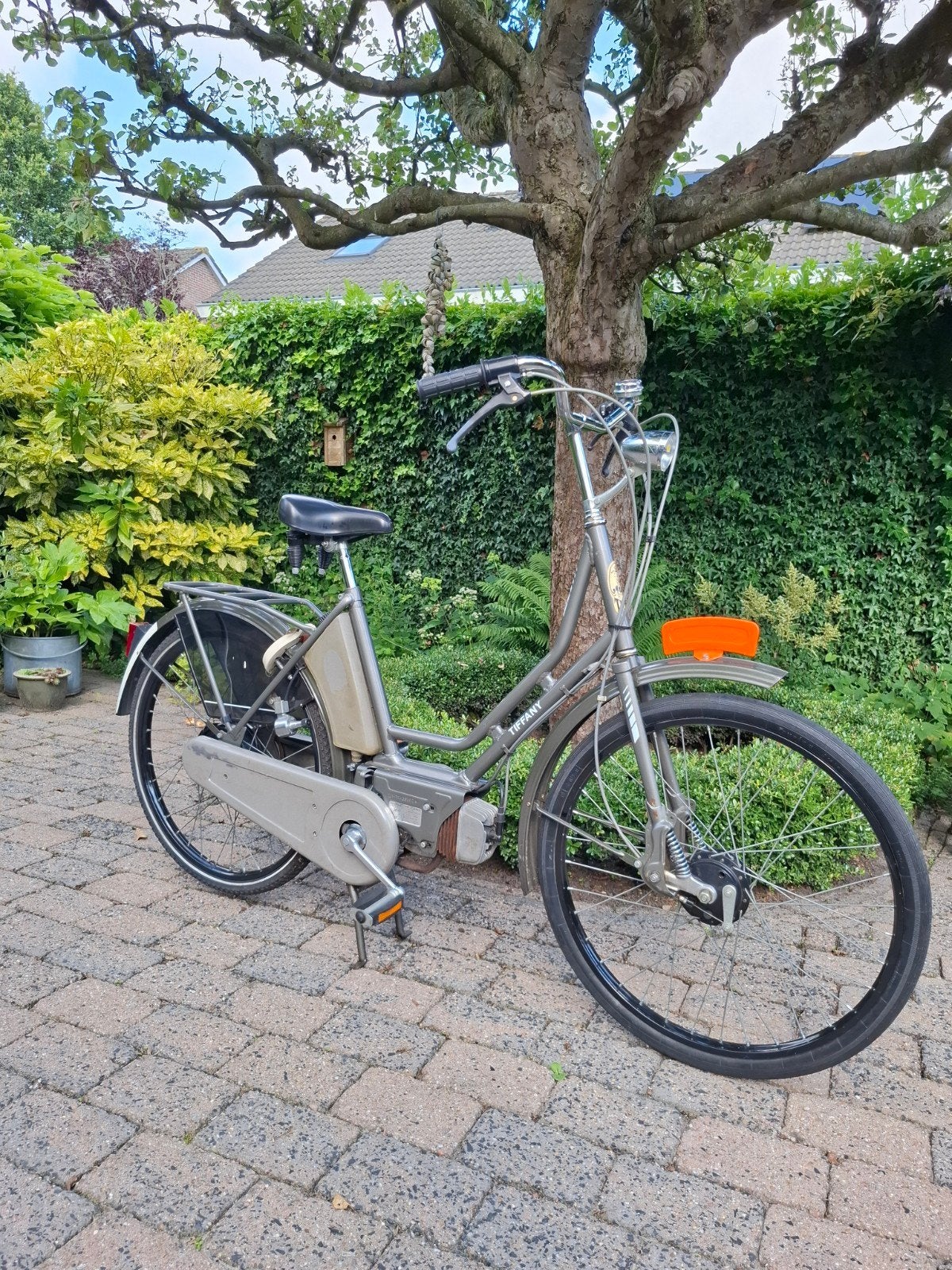 UNIEK Italjet Tiffany met BLAUW KENTEKEN (Piaggio blok), 1 versnellingen, 50 cc, Maximaal 25 km/u, Ophalen