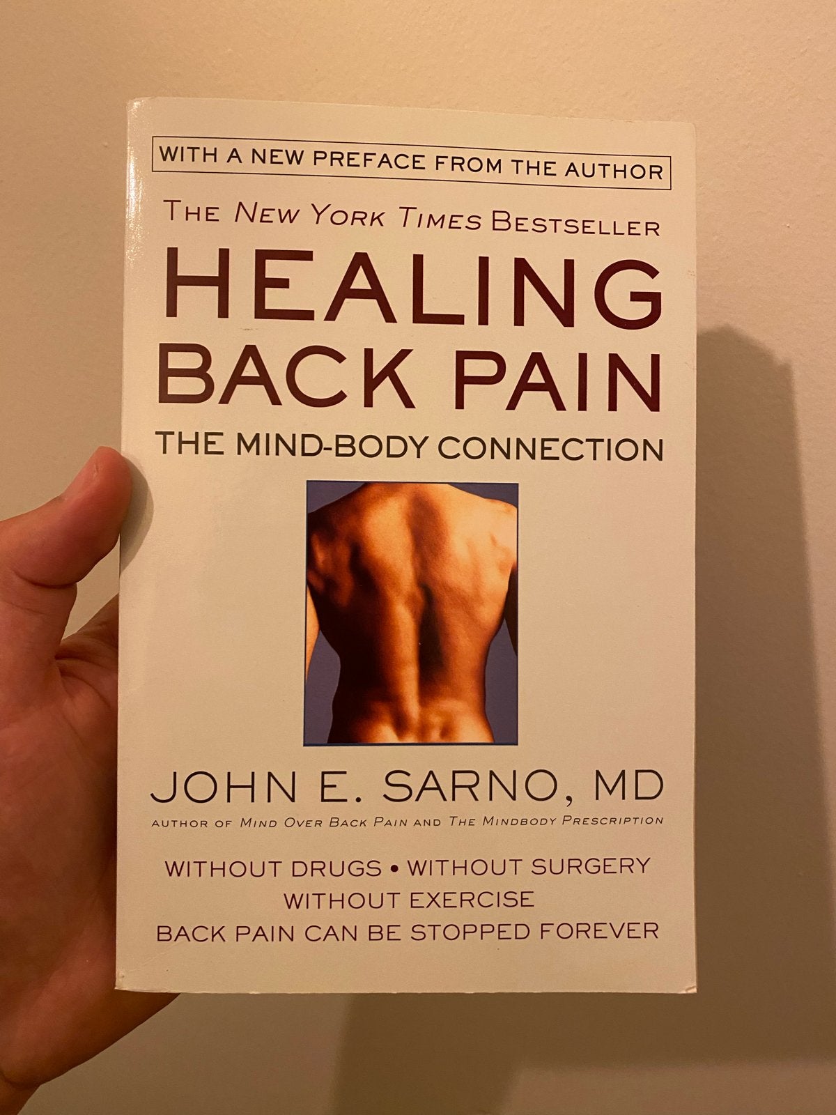 Healing Back Pain: The Mind-Body Connection - Dr. John E. Sa, Boeken, Ophalen of Verzenden, Zo goed als nieuw, Gezondheid en Conditie