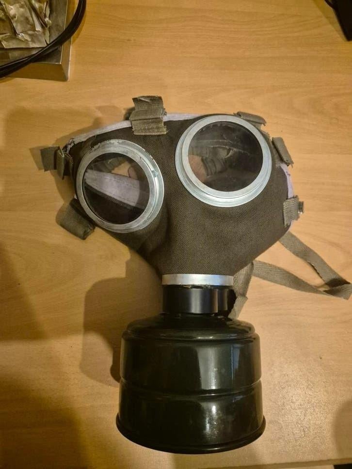 Hongaarse 75m gasmasker, Ophalen of Verzenden, Overige soorten, Overige gebieden, Overige typen