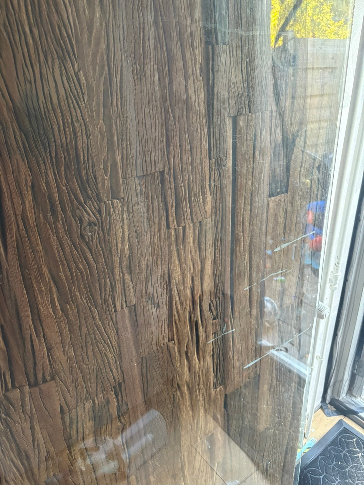 Sleeperwood eettafel incl glasplaat, Ophalen, 200 cm of meer, 50 tot 100 cm, Zo goed als nieuw