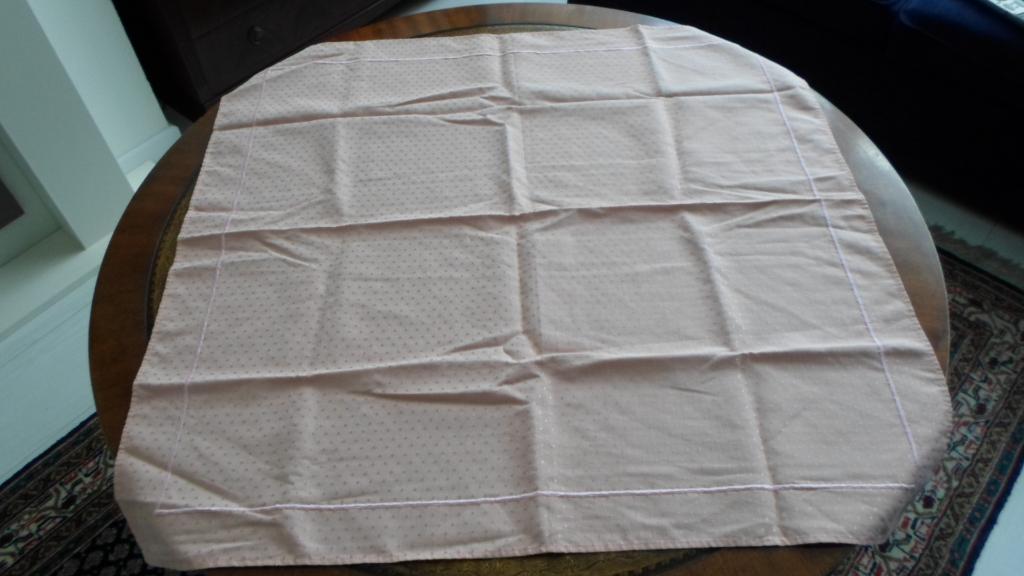 rose tafelkleed, Ophalen of Verzenden, Gebruikt, Roze, Tafelkleed of Tafelzeil