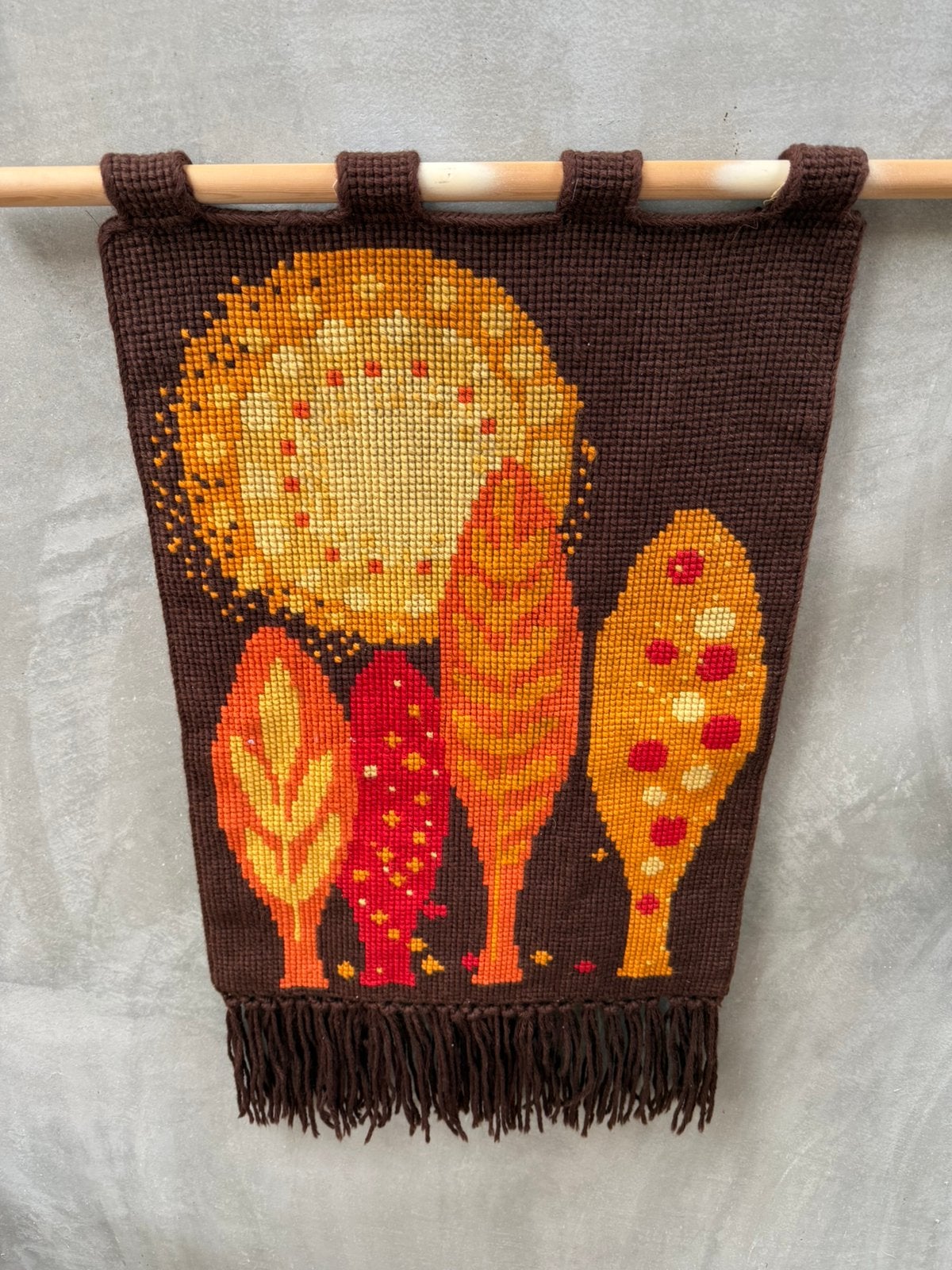 Retro wandkleed, Q, 91 cm, Ophalen of Verzenden, Zo goed als nieuw