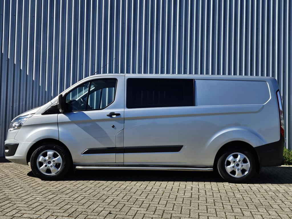 Ford Transit Custom 290 2.2 TDCI L2H1 Dubbele Cabine Camera!, Voorwielaandrijving, Euro 5, Gebruikt, 4 cilinders