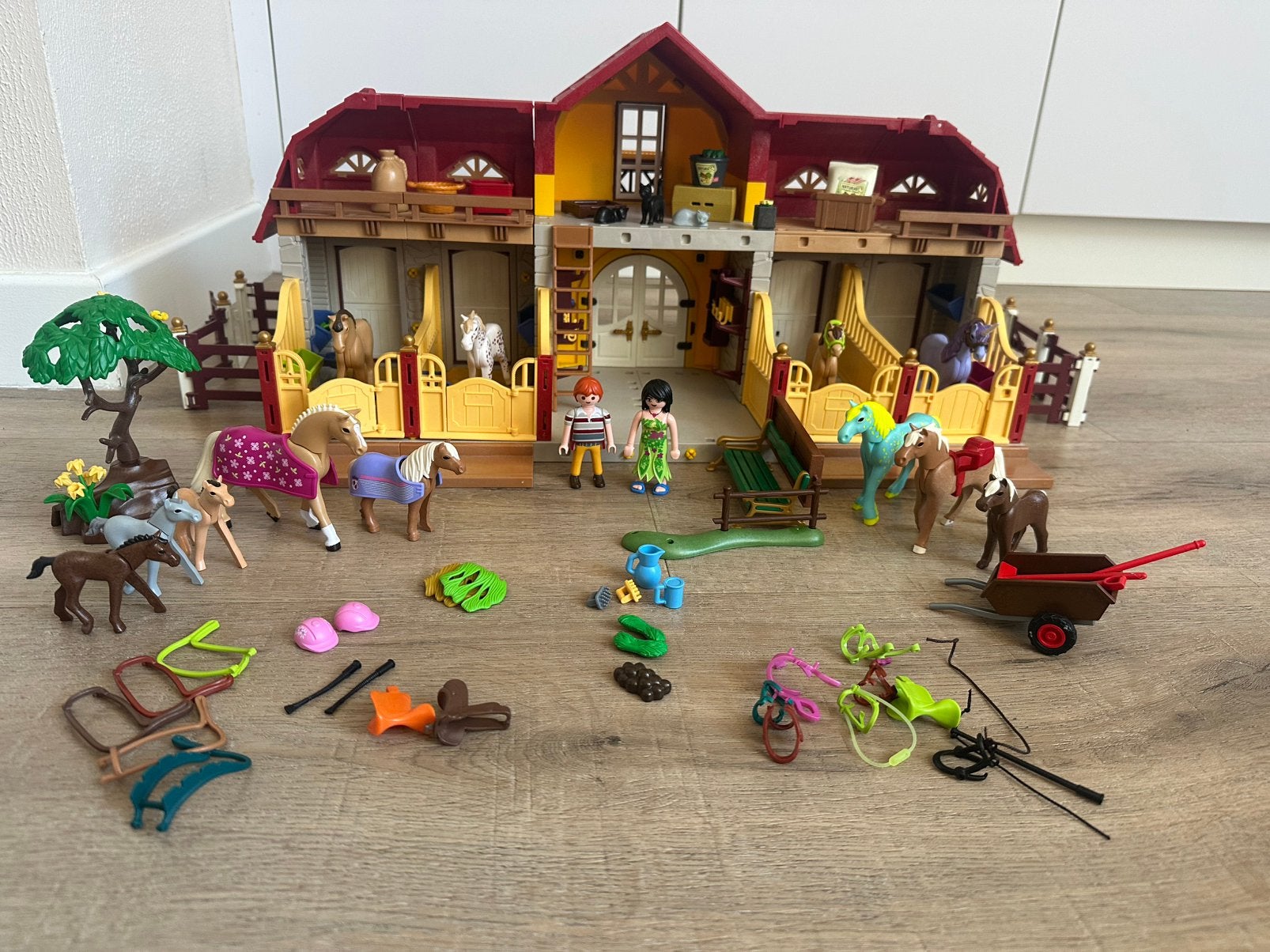 Playmobil Grote paardenranch - 5221 manege, Kinderen en Baby's, Speelgoed | Playmobil, Ophalen, Complete set, Overige typen, Zo goed als nieuw
