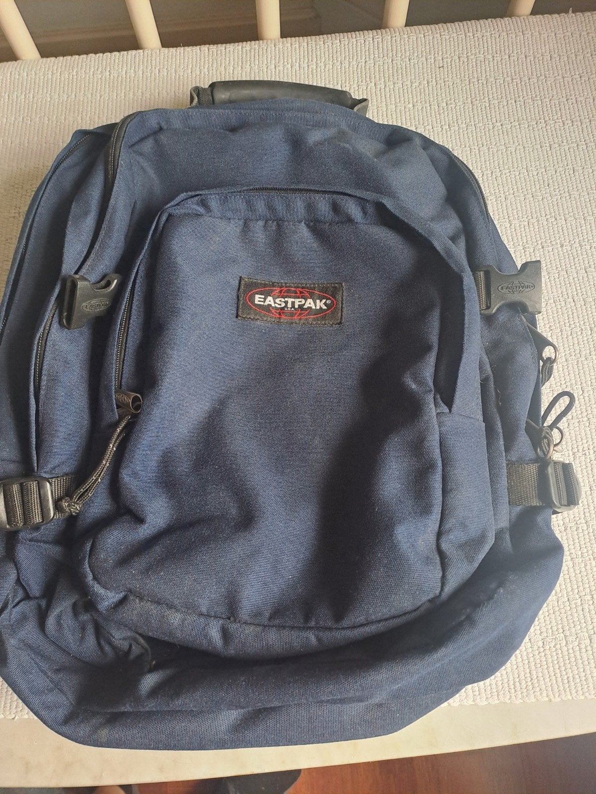 Eastpack stevige rugtas-school., 40 tot 50 cm, Ophalen of Verzenden, Zo goed als nieuw, Blauw