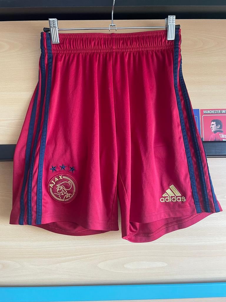 Ajax Adidas Voetbalbroekje Rood Maat S, Kleding | Heren, Sportkleding, Ophalen of Verzenden, Zo goed als nieuw, Adidas, Voetbal