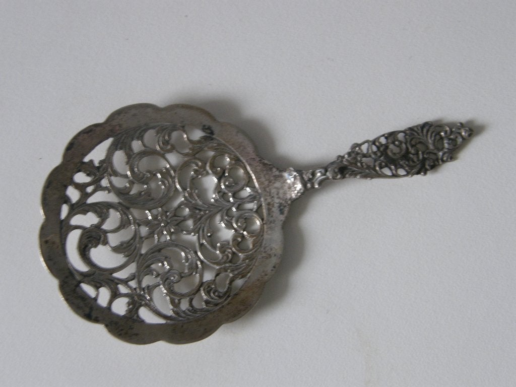Antieke zilveren Natfruitschep, Ophalen of Verzenden, Zilver