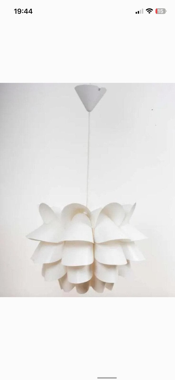 Hanglamp Knappa, Ophalen of Verzenden, Zo goed als nieuw, Kunststof, Modern
