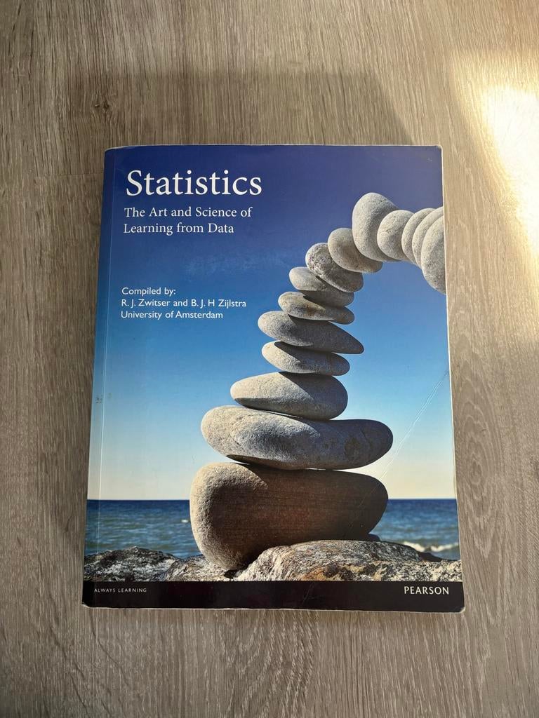Statistics: The art and science of learning from Data, Ophalen of Verzenden, Zo goed als nieuw, Overige onderwerpen