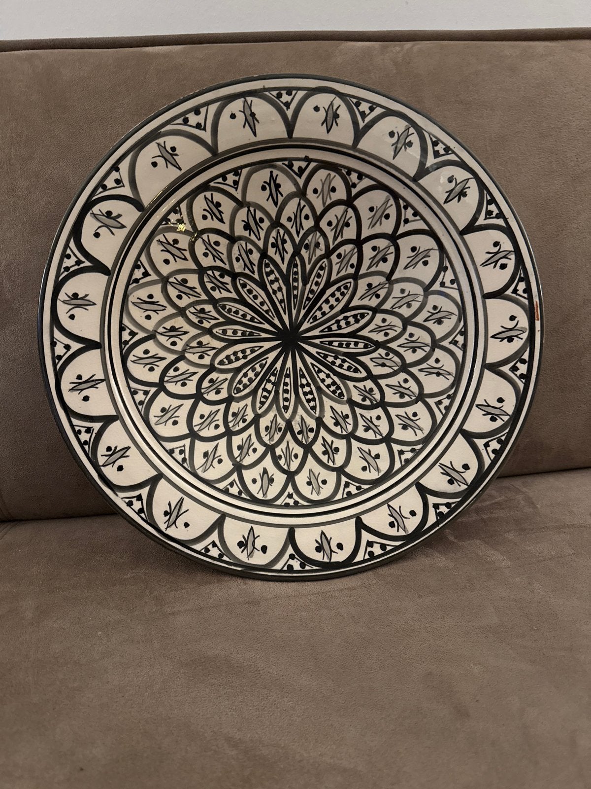 Decoratieve Marokkaanse schaal, handgeschilderd, Ophalen of Verzenden