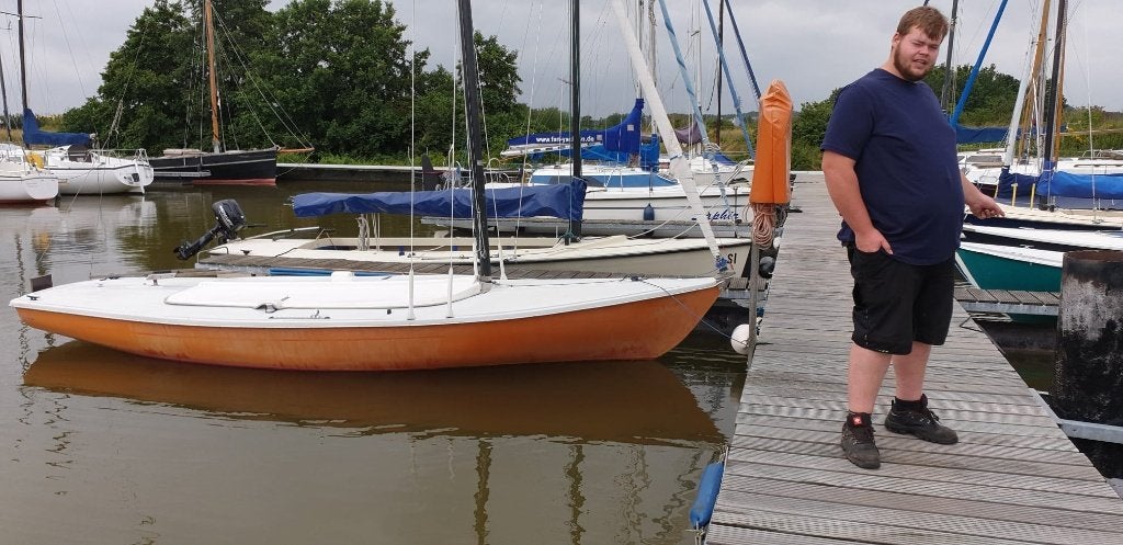 Centaur zeilboot met trailer, Ophalen, Gebruikt, Centaur, Inclusief trailer