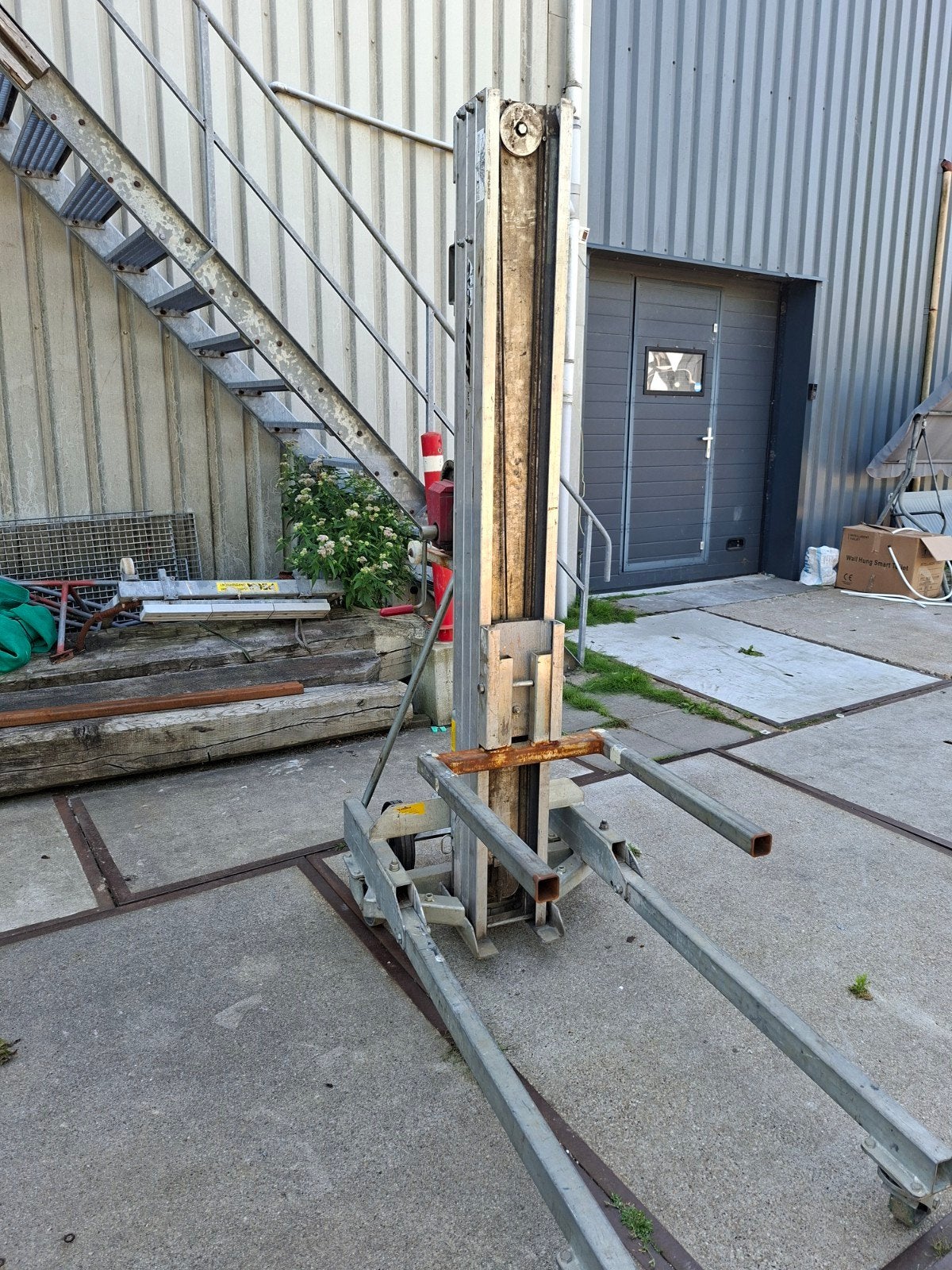 Alp-Lift kanalenlift - Materiaallift 300 kg, Ophalen
