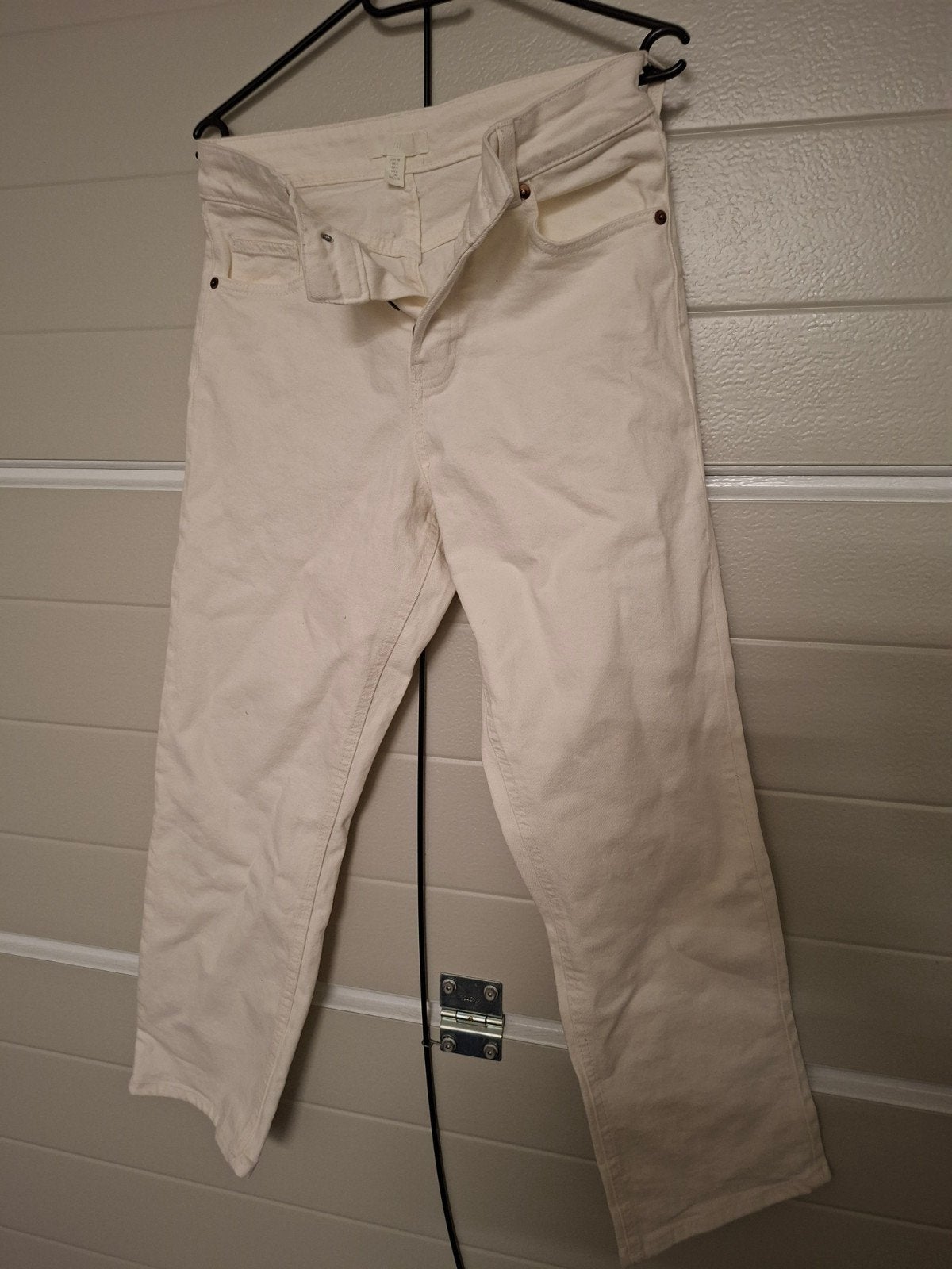 H&M Spijkerbroek Maat 38 - Comfortabele Witte Jeans, H&M, Wit, Ophalen of Verzenden, W30 - W32 (confectie 38/40)