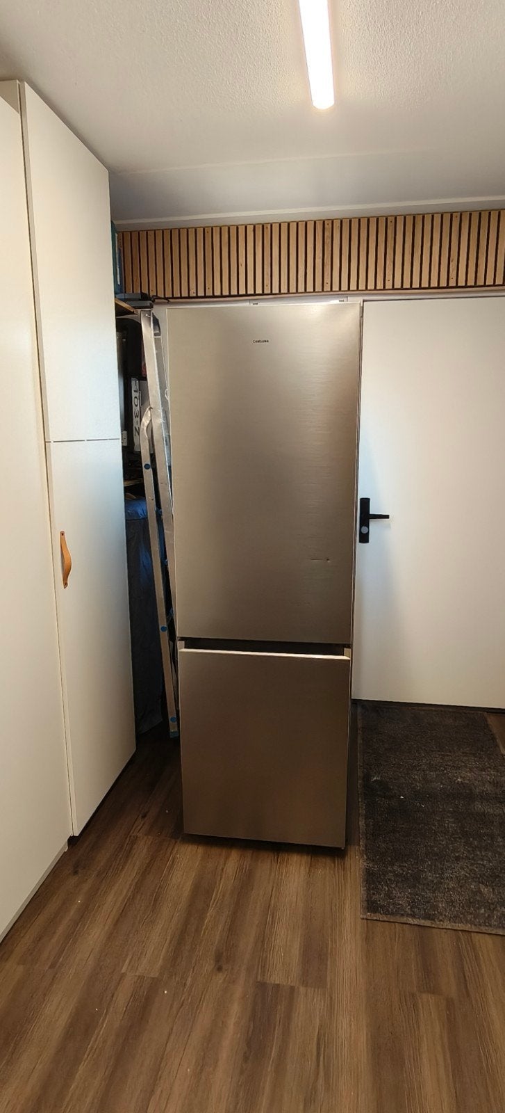 Koelvries combinatie, Samsung RVS. Erg mooi! 9 mnd gebruikt, Ophalen, 160 cm of meer, Zo goed als nieuw, Vrijstaand