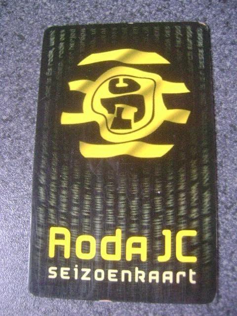 oude RJC seizoenkaart, Tickets en Kaartjes, Seizoenskaart, Eén persoon, Augustus