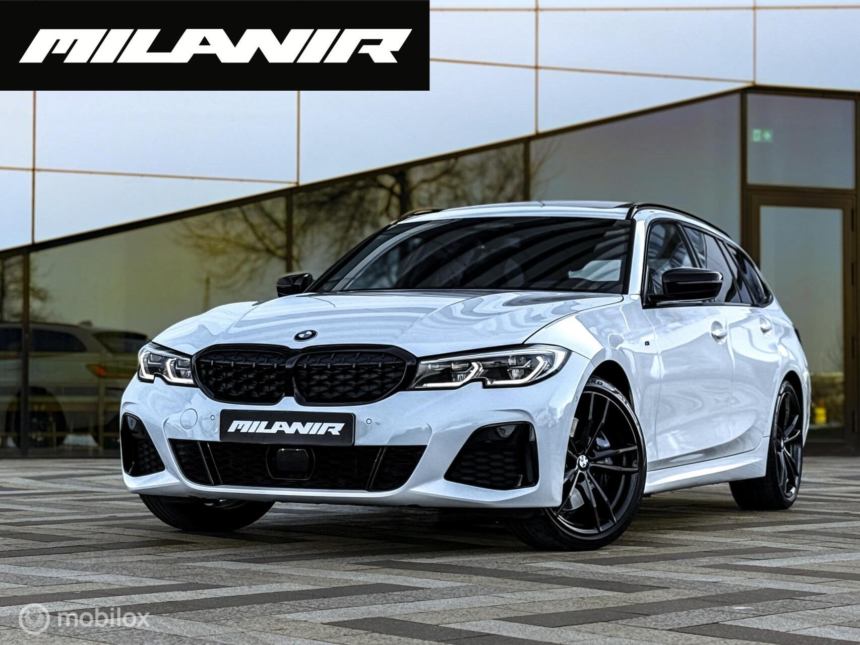 BMW 3-serie Touring M340i xDrive M Sport |Pano |ACC |Leder, Auto's, Automaat, Wit, Adaptive Cruise Control, Vierwielaandrijving