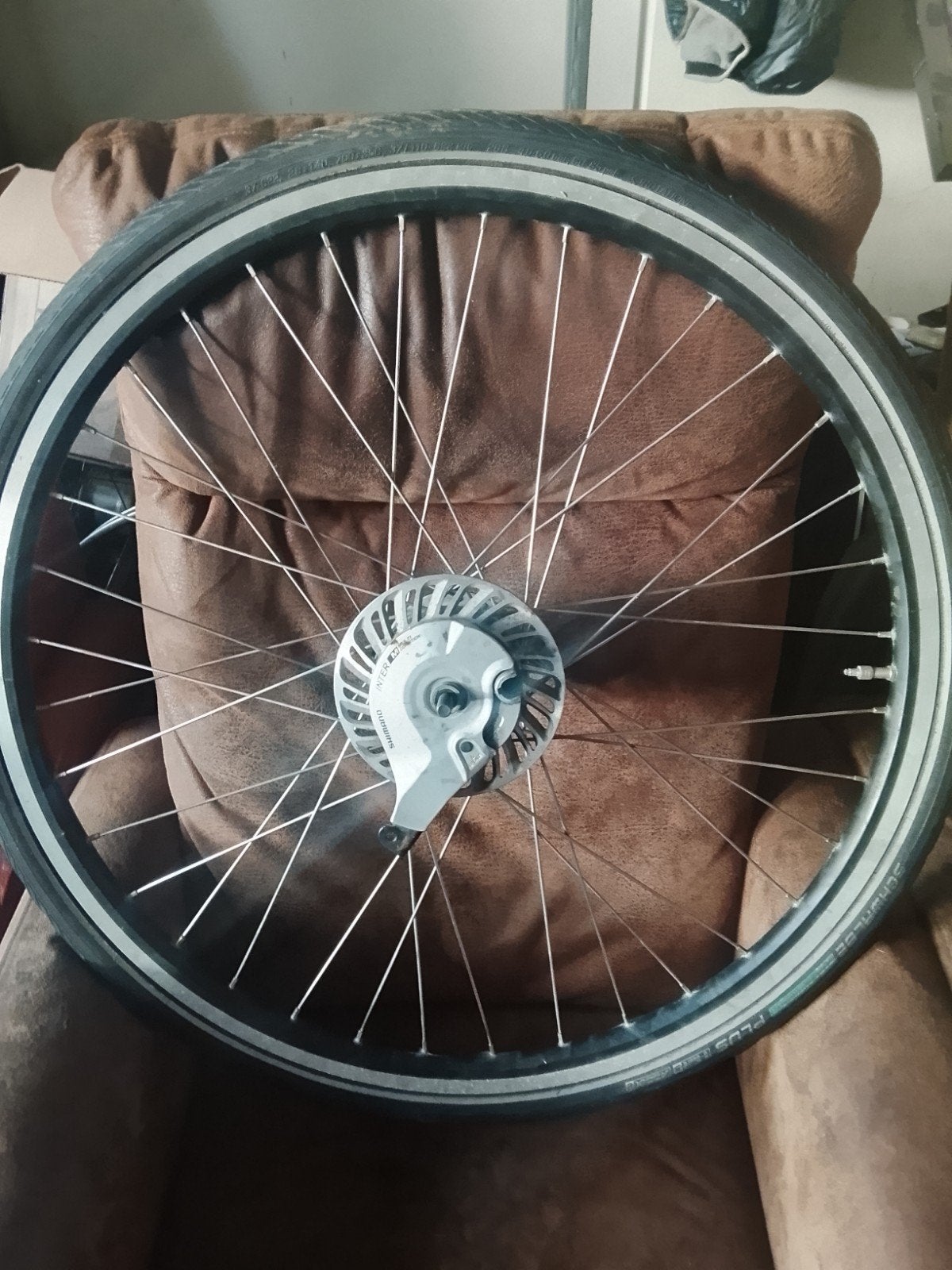 achterwiel 28inch 8 versnellingen INTER 8 SG-C6010-8R, Wiel, Gebruikt, Ophalen of Verzenden, Shimano inter 8