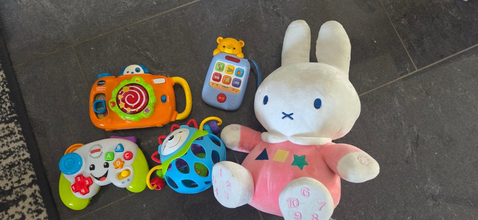 Leuk babypakket speelgoed in goede staat, Ophalen of Verzenden, Zo goed als nieuw, Overige typen, Met licht