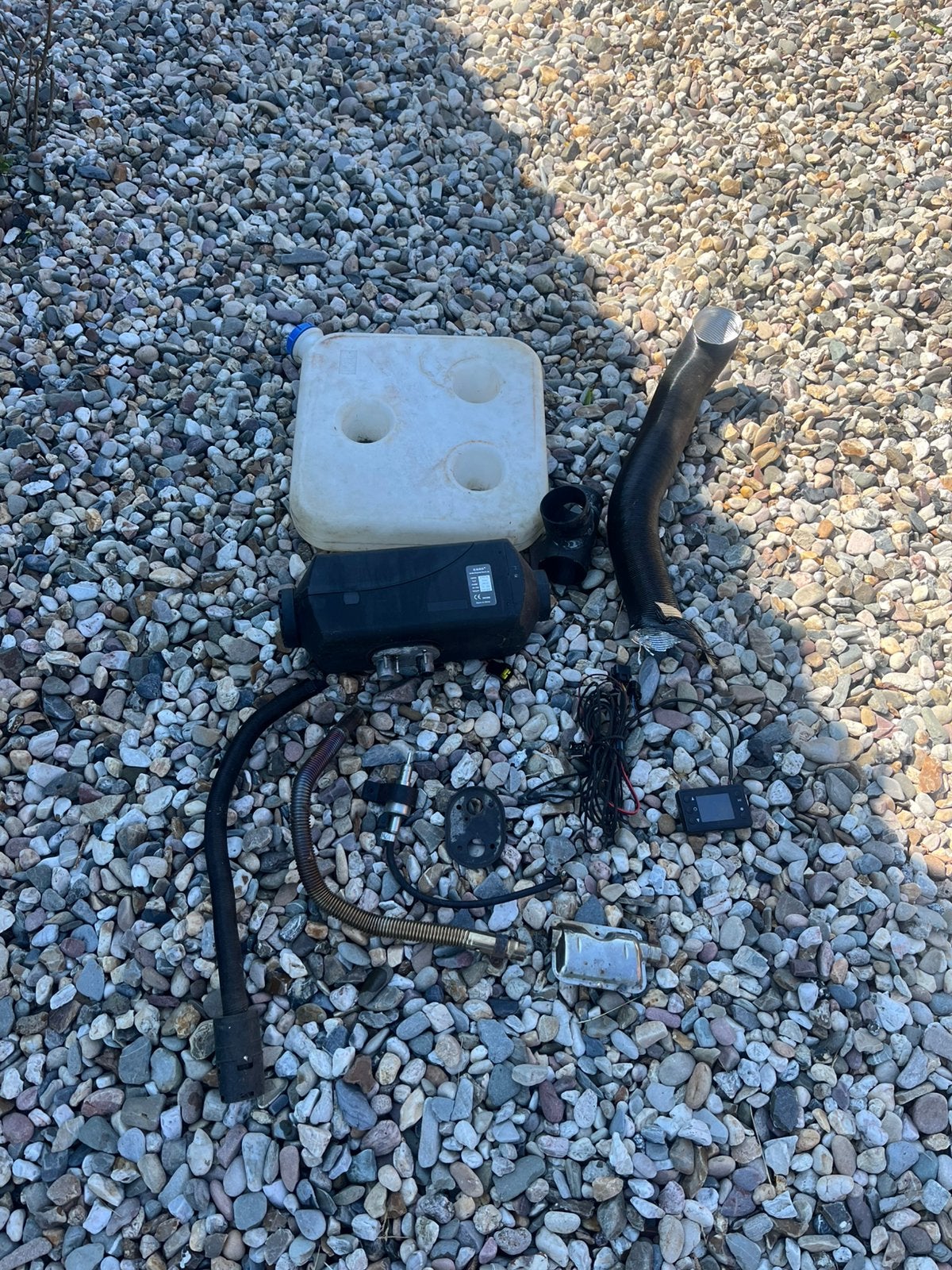 Dieselkachel diesel heater 1-5kw, Verzenden, Zo goed als nieuw