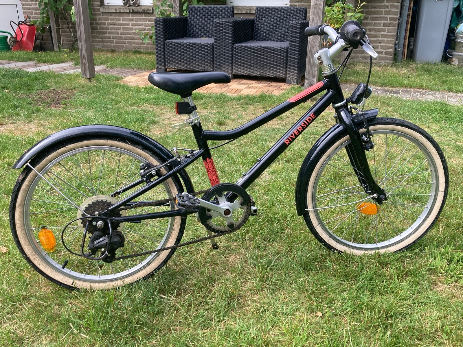 Decathlon Riverside 20 inch kinderfiets, Ophalen, Gebruikt, Velgrem, 16 tot 20 inch
