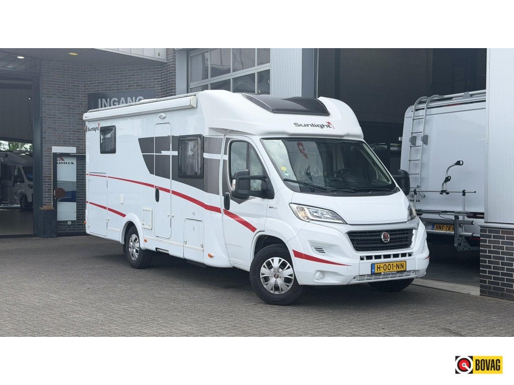 Sunlight Capron T67, Caravans en Kamperen, Sunlight, Fiat, Half-integraal, 7 tot 8 meter
