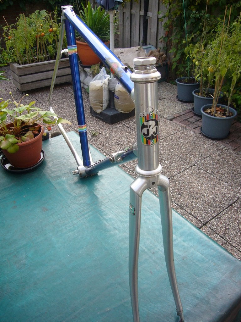 Jan Jansen vitus frame met campa trapas,shifters, Fietsen en Brommers, Ophalen, Frame, Jan Jansen, Zo goed als nieuw