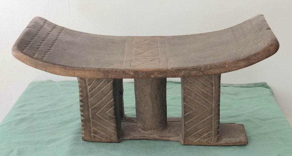 Oud Akan of Ashanti krukje Ghana, Hout, Afrika, Overige typen, Ophalen of Verzenden