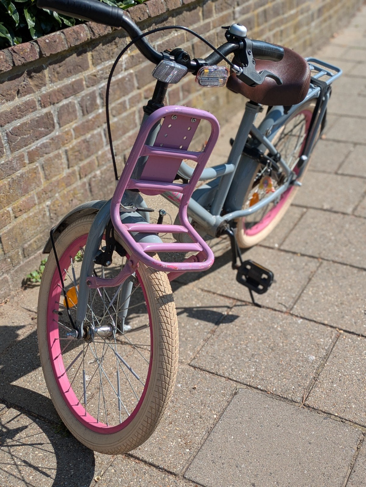 Kinderfiets Diva 20 inch, Fietsen en Brommers, Fietsen | Kinderfietsjes, Ophalen, Gebruikt, Terugtraprem, 20 inch of meer
