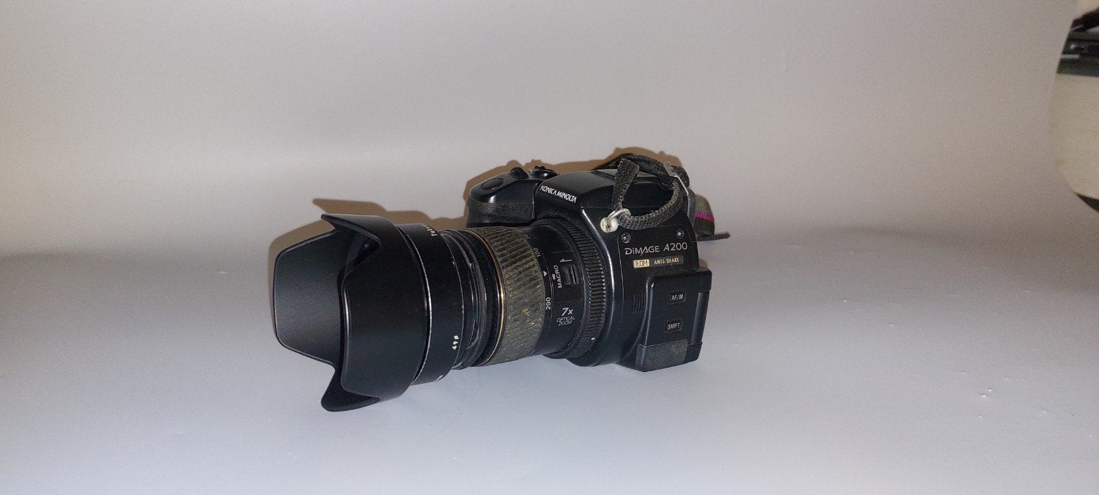 Konica Minolta DiMAGE A200 8.0MP Digitale Camera met Tas, Gebruikt, Minolta, Ophalen of Verzenden, Compactcamera