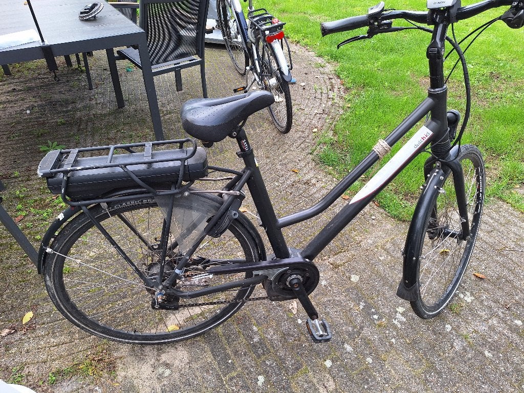 Dutch ID Damesfiets , electrisch , opknapper, batterij kapot, Gebruikt, Versnellingen, 50 tot 53 cm, Schijfrem