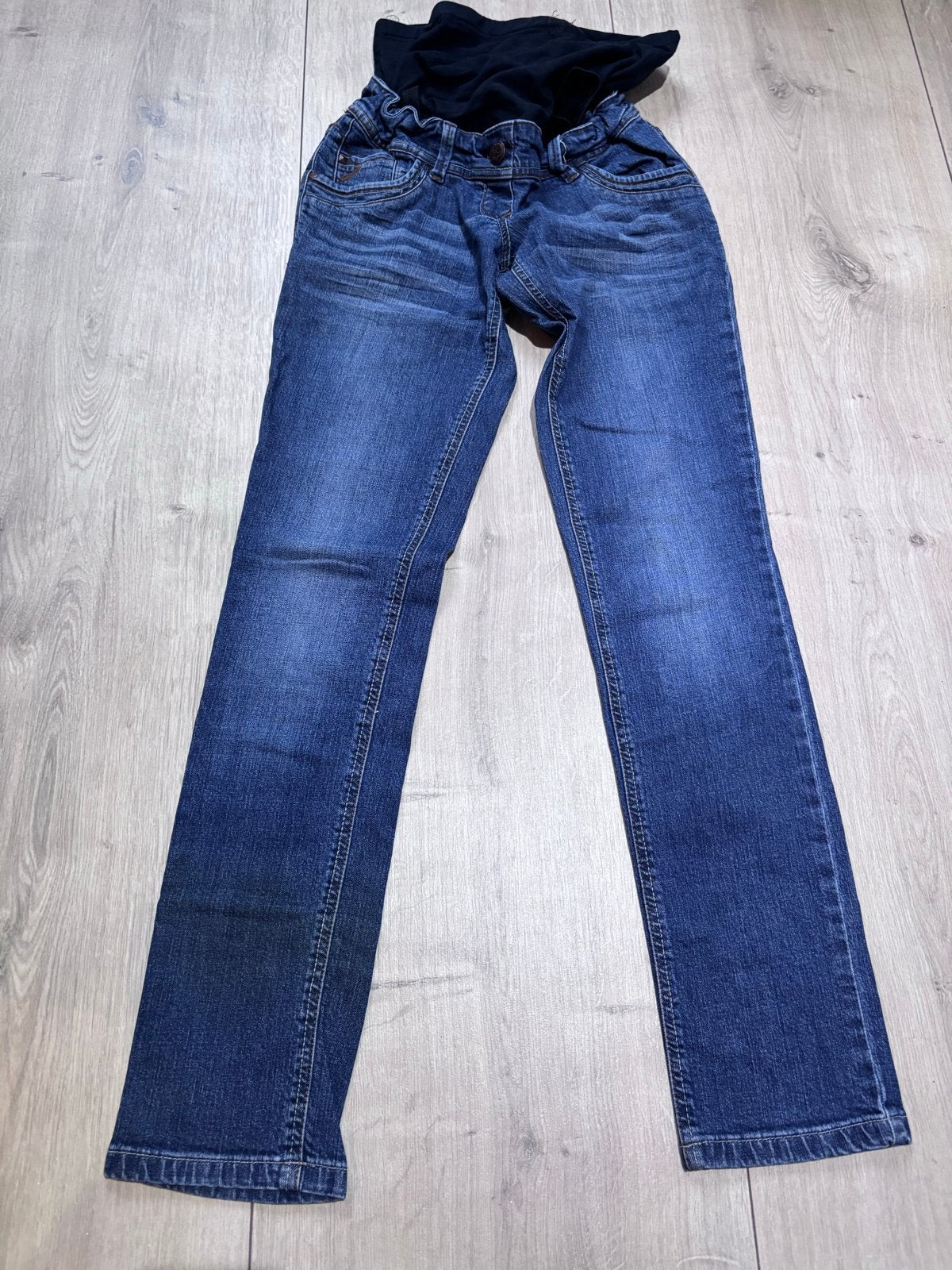Zwangerschaps spijkerbroek Miss Etam maat 36, Kleding | Dames, Positiekleding, Blauw, Ophalen of Verzenden, Zo goed als nieuw