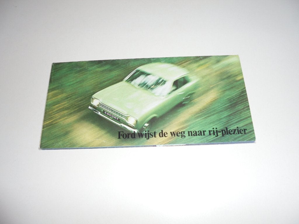 brochure Ford Escort  1969, Ophalen of Verzenden, Nieuw, Ford