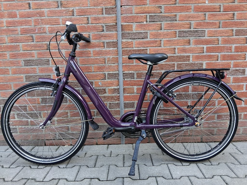 ALS NIEUW! Batavus Star 24 inch met 3 versnellingen. Paars, Ophalen, Terugtraprem, 24 inch, Versnellingen