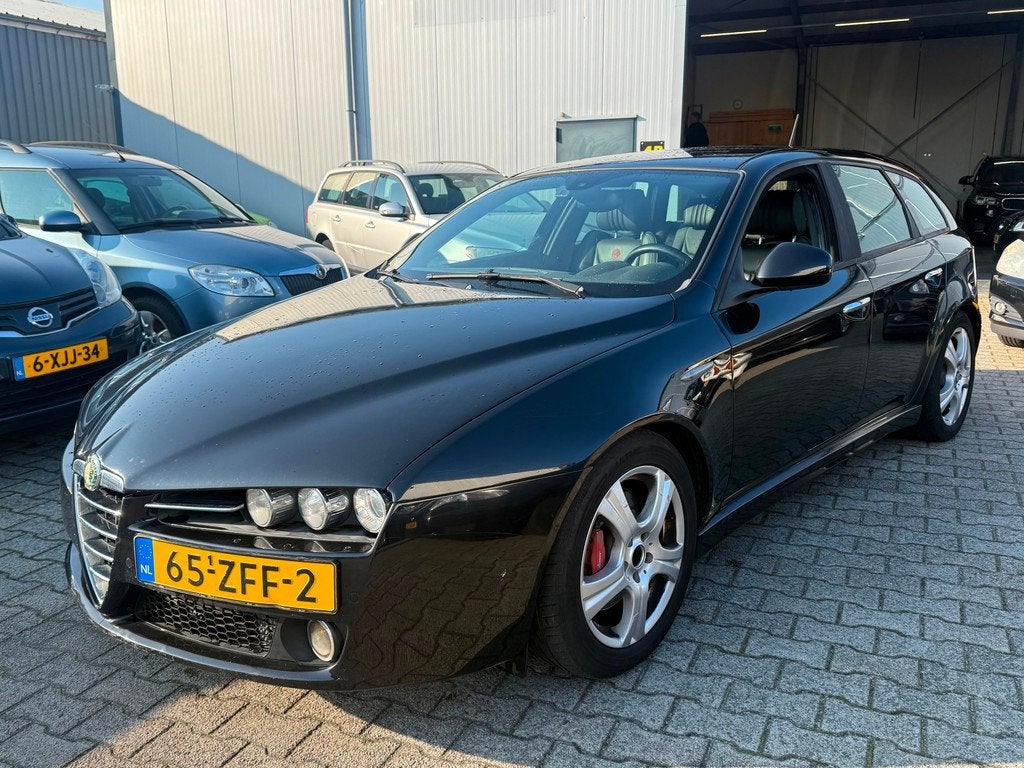 Alfa Romeo 159 Sportwagon 2.2 JTS Selespeed TI 2010 Zwart Xe, Auto's, Alfa Romeo, Bedrijf, Te koop, ABS, Airbags, Airconditioning