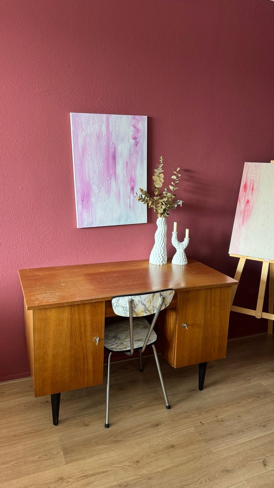 Vintage bureau / secretaire - Jaren '60 - mid century, Ophalen