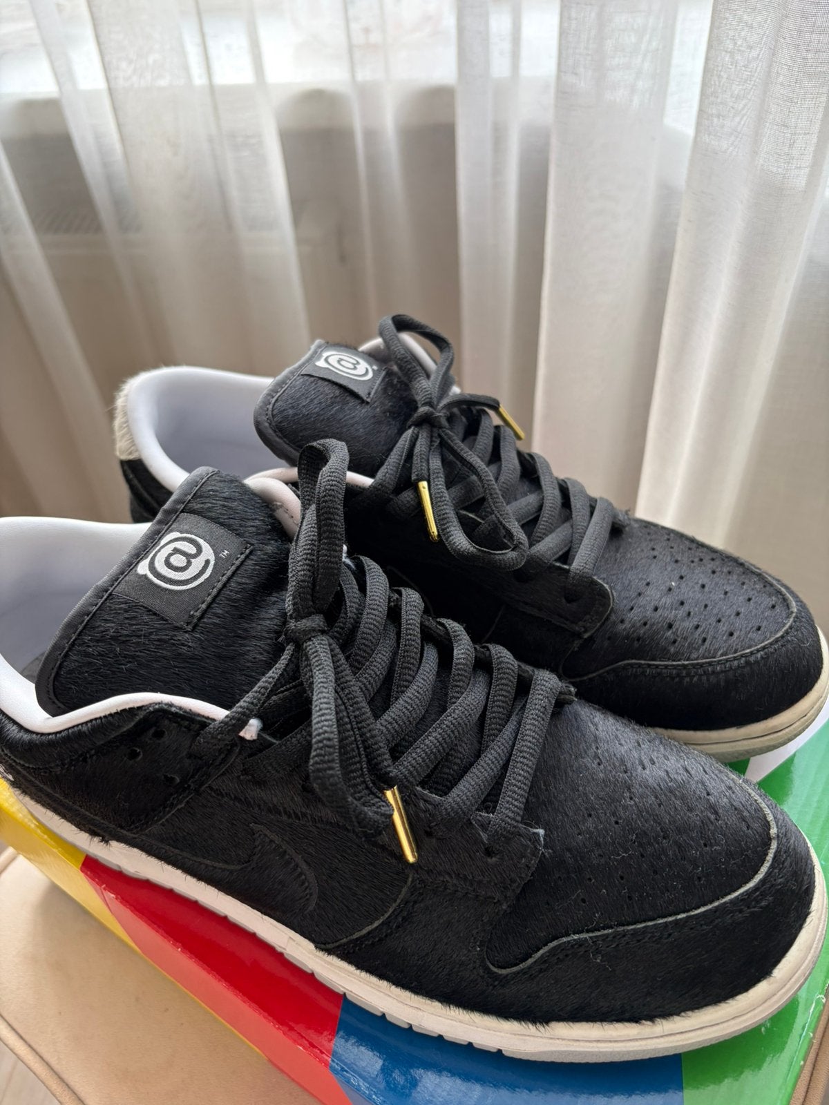 Nike SB Dunk low OG QS, Ophalen of Verzenden, Gedragen, Zwart