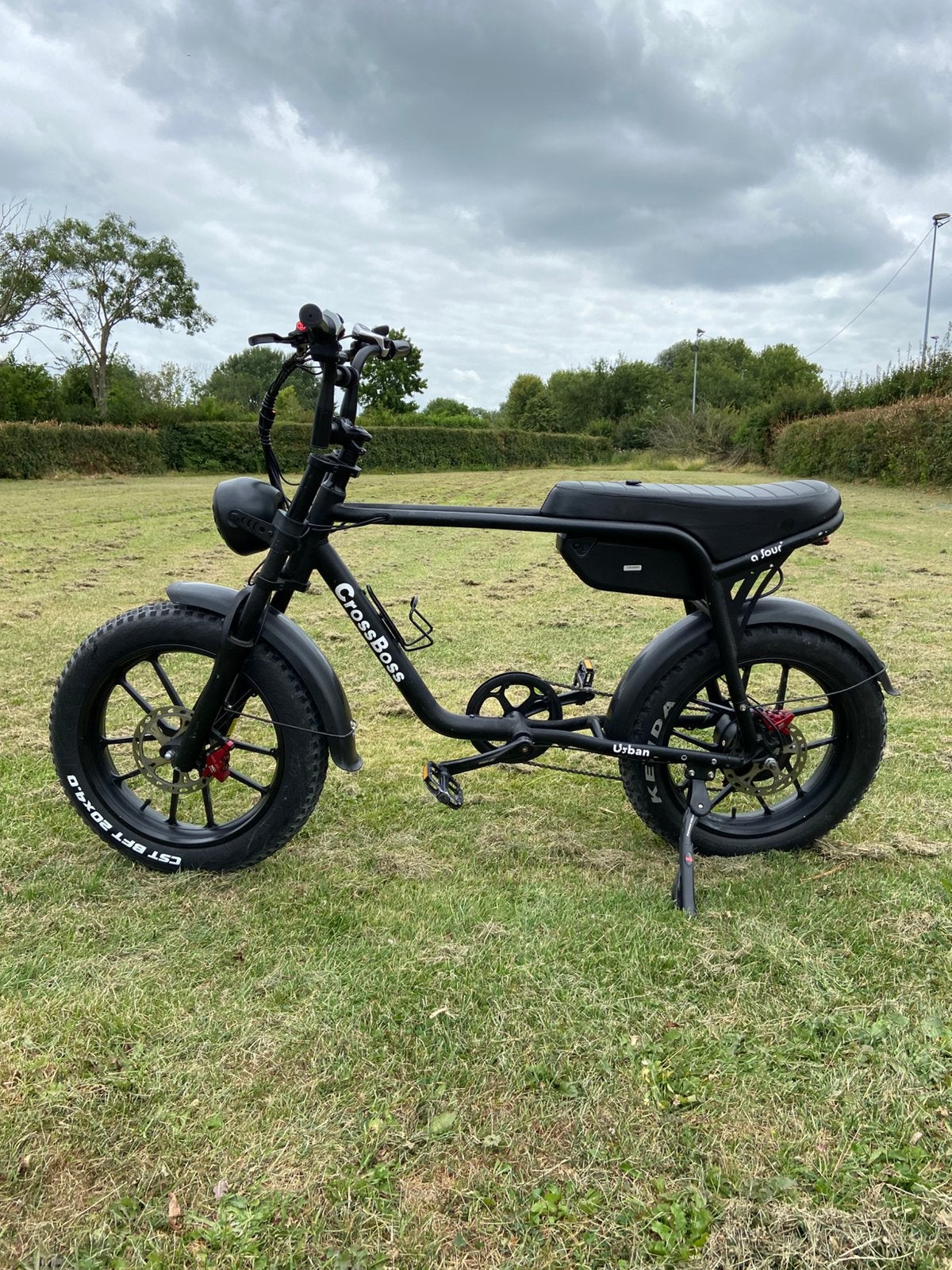 Fatbike CrossBoss Urban, Zo goed als nieuw, 59 cm of meer, 50 km per accu of meer, Ophalen