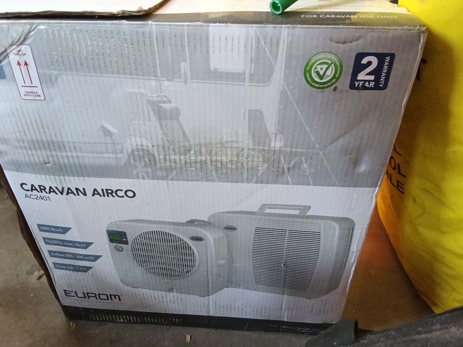 Eurom Caravan Airco, Ophalen, Zo goed als nieuw