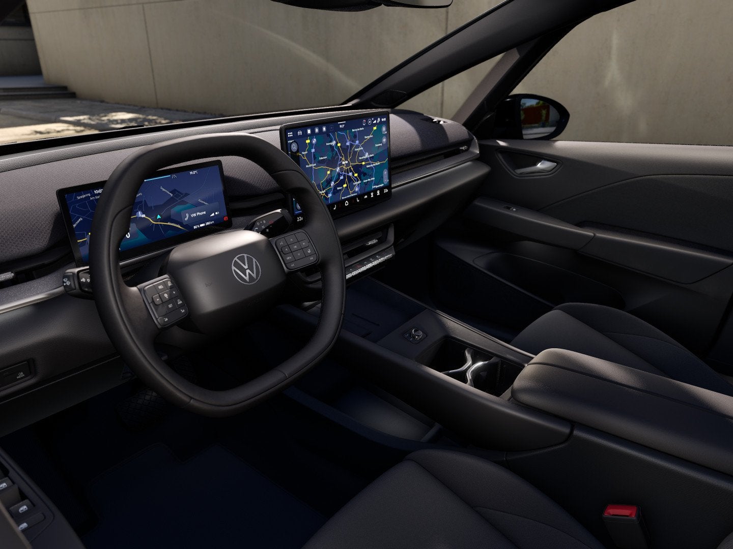 Volkswagen ID.3 Neo Life 84 kWh 231 PK | Steunhaak | Stuur &, Auto's, Volkswagen, Automaat, 510 min, Zwart, Automatische klimaatregeling