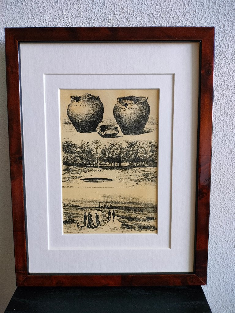 Craandijk Litho Urn Urnen Opgraving Legerplaats Veluwe (127), Ophalen of Verzenden