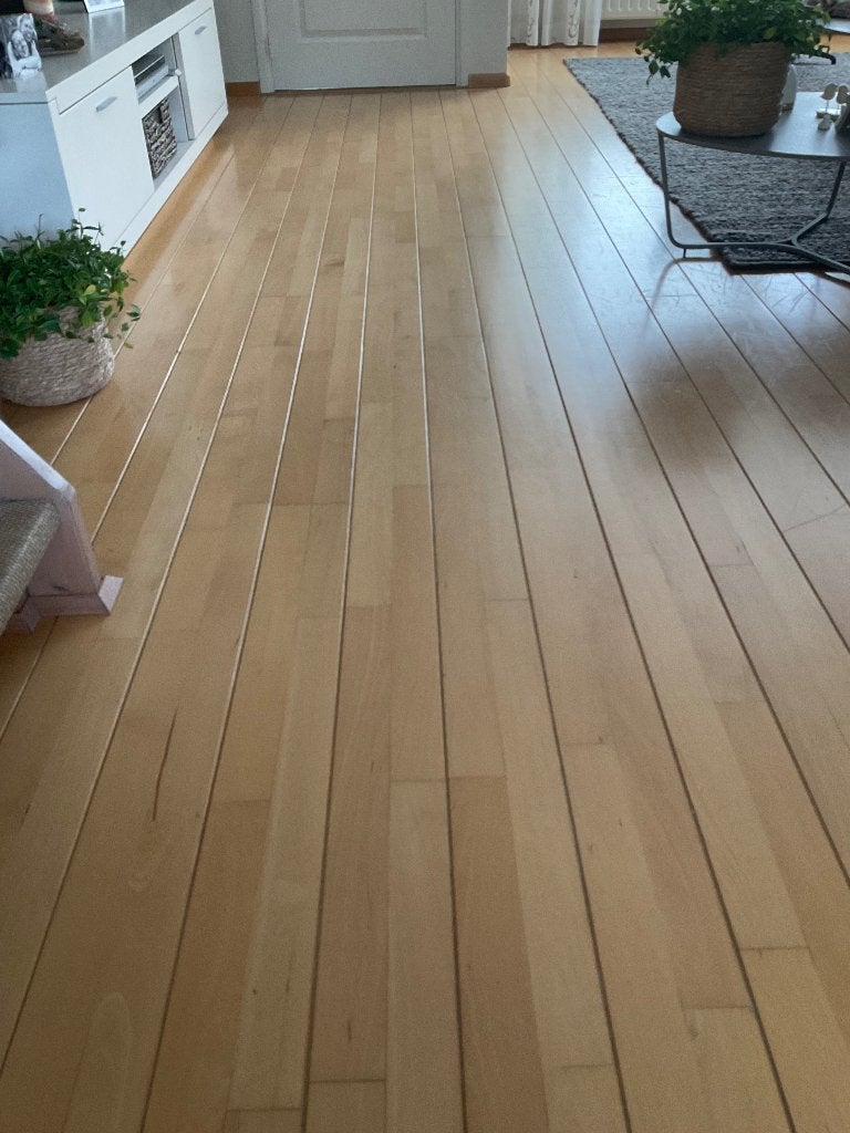 Junckers massief beuken parket, Doe-het-zelf en Verbouw, Gebruikt, 10 m² of meer, 10 tot 30 cm, Hout
