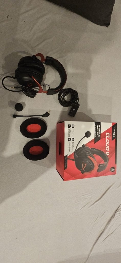 HyperX Cloud II Gaming Headset, Computers en Software, HyperX, Ophalen of Verzenden, Over-ear, Bedraad