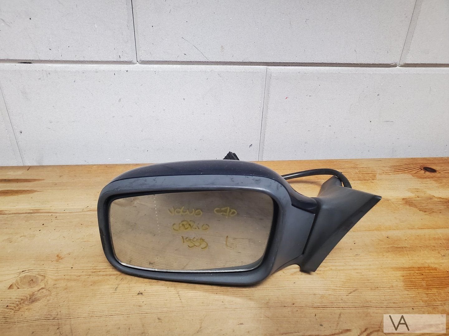 Volvo C70 spiegel Links blauw 1997 - 2004 nette staat €40, Gebruikt, -, -, Ophalen of Verzenden