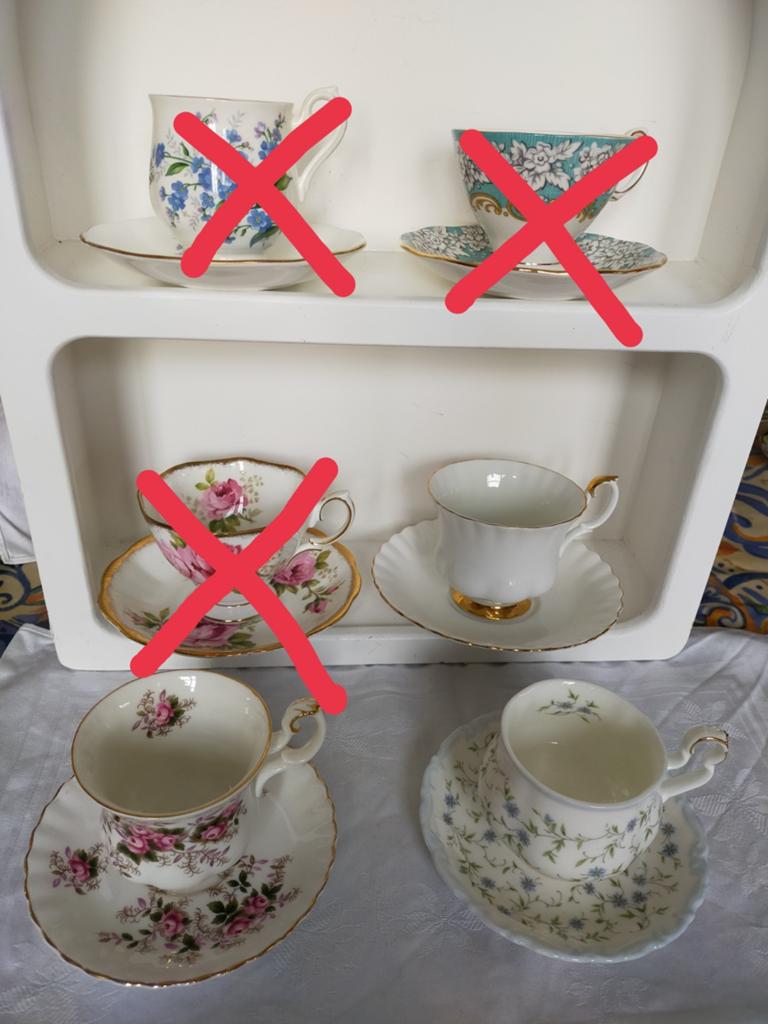 3   verschillende Royal Albert kop en schotels., Antiek en Kunst, Ophalen of Verzenden