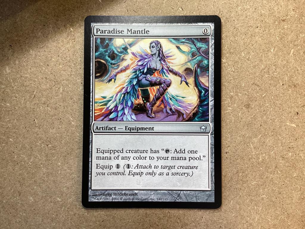 1x Paradise Mantle [142/165] (Near Mint), Ophalen of Verzenden, Zo goed als nieuw, Losse kaart